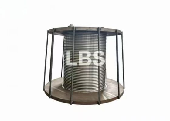 Single Drum Assembly Q355D Steel Left-hand 60° Rope Groove For Tower Crane