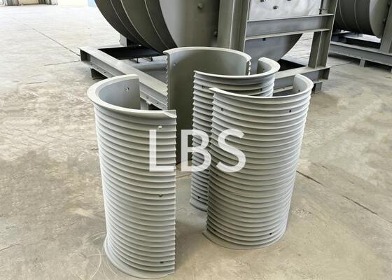 Carbon Steel Split Lebus Sleeve Grooved Rope Drum LBS Sleeve for 26mm Wire Rope Q355D
