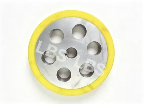 Multi‑hole Fixed Sheave Aluminum Alloy Yellow Polyurethane For Lifting