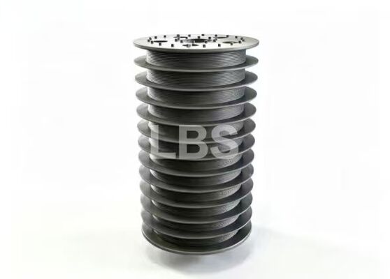 12-section Drum Q355B Steel Double-fold Rope Grooves Right-hand 30° For Lifting