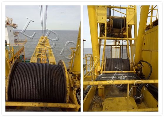 Small Size Tower Crane Winch 6 Ton 8 Ton With Special Drum Grooving