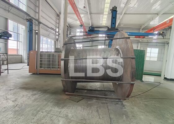 Single Drum Assembly Q355D Steel Left-hand 60° Rope Groove For Tower Crane