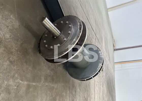 Single Drum Body Assembly Steel Double Through Shaft Heads For Lifting Winch Equipment