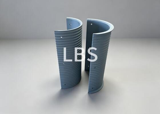 Carbon Steel Split Lebus Sleeve Grooved Rope Drum LBS Sleeve for 26mm Wire Rope Q355D