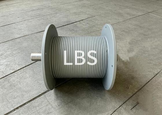 High‑load Left‑hand 45° Double‑folded Lebus Winch Drum, Q345B Heavy‑duty Welded Drum