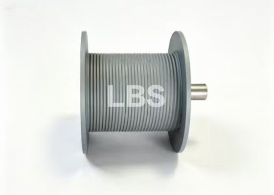 Lebus Double‑fold Groove Drum Q345B Left‑hand 45° For Construction Machinery